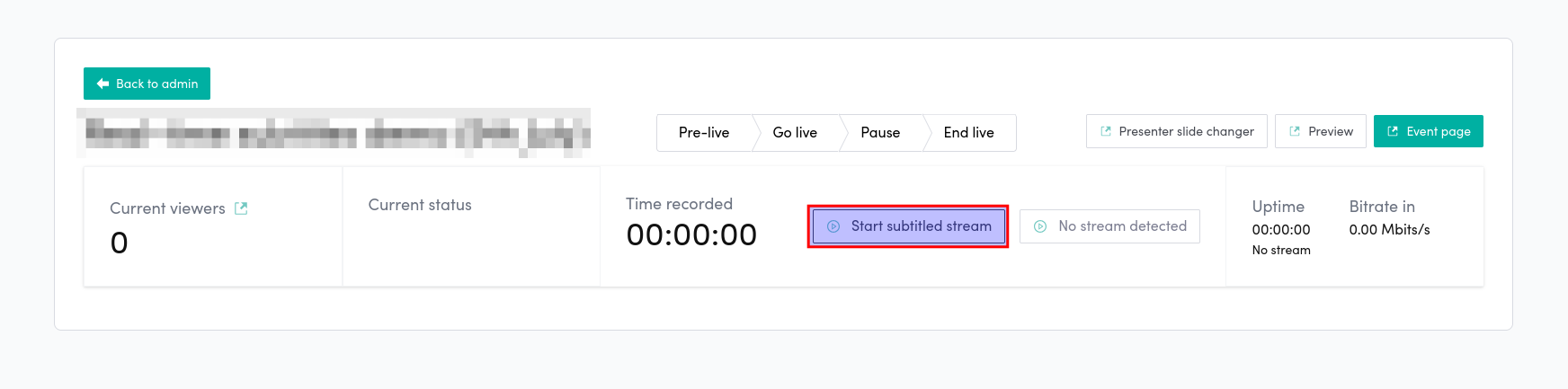 How to use Real-time Subtitles | Engagestream Documentation